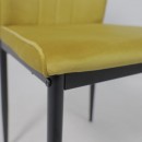 Стул OREO, темно-фисташковый велюр HLR-52/черный